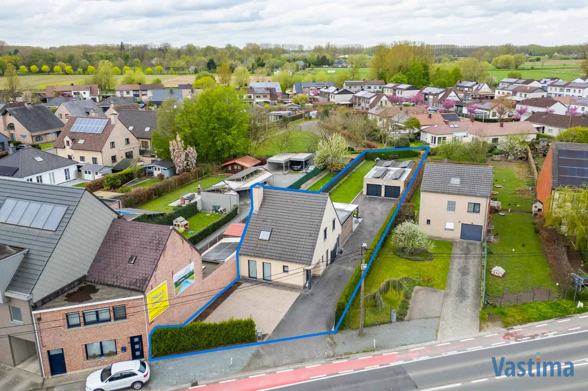 Immo Vastima - Huis Verkocht Gijzegem - Energiezuinige woning met een zee aan ruimte