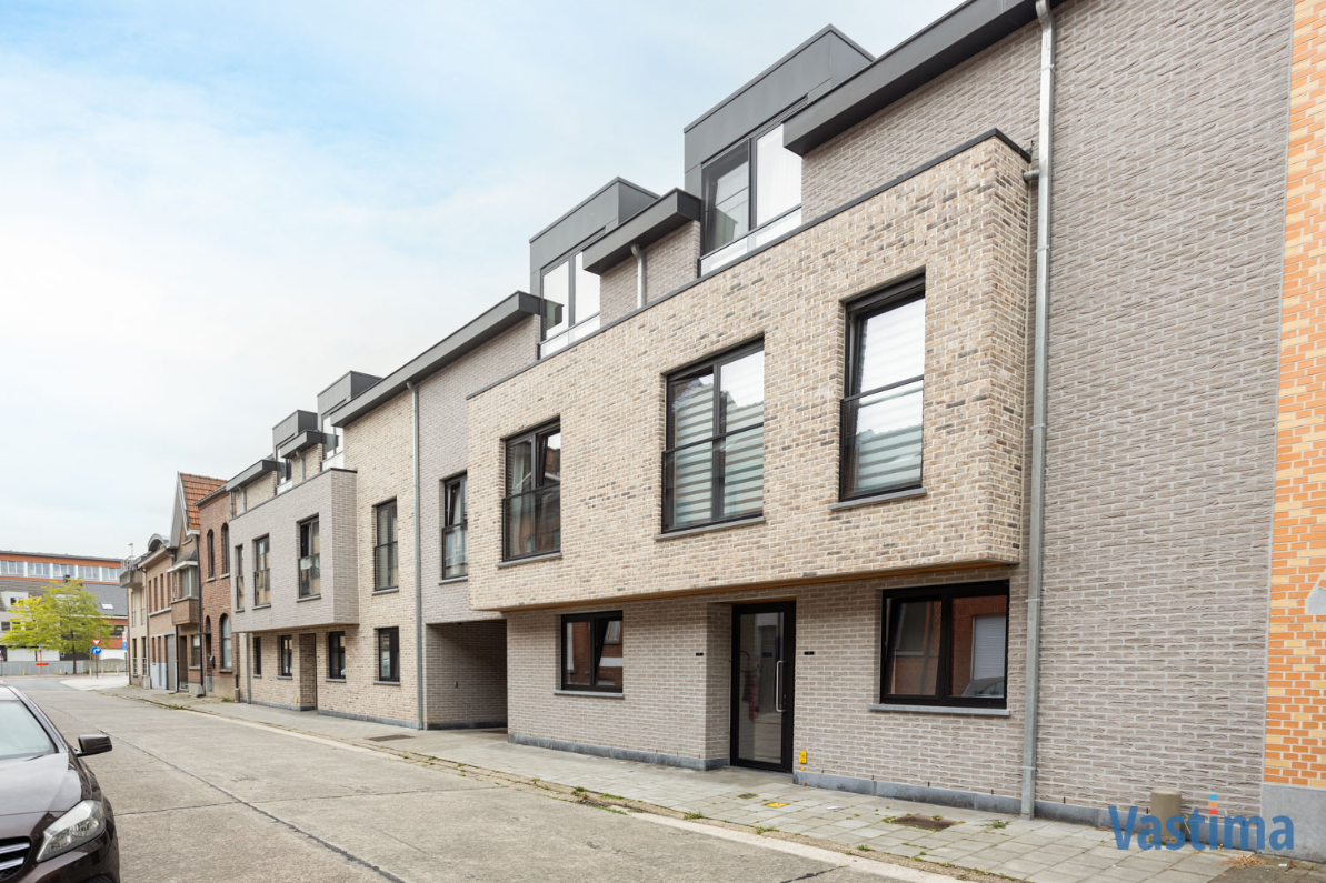 Immo Vastima - Appartement Verhuurd Aalst - Energiezuinig nieuwbouwappartement met 2 slaapkamers, terras en garagebox
