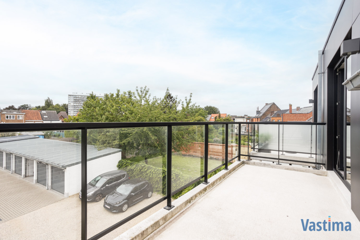 Immo Vastima - Appartement Verhuurd Aalst - Energiezuinig nieuwbouwappartement met 2 slaapkamers, terras en garagebox