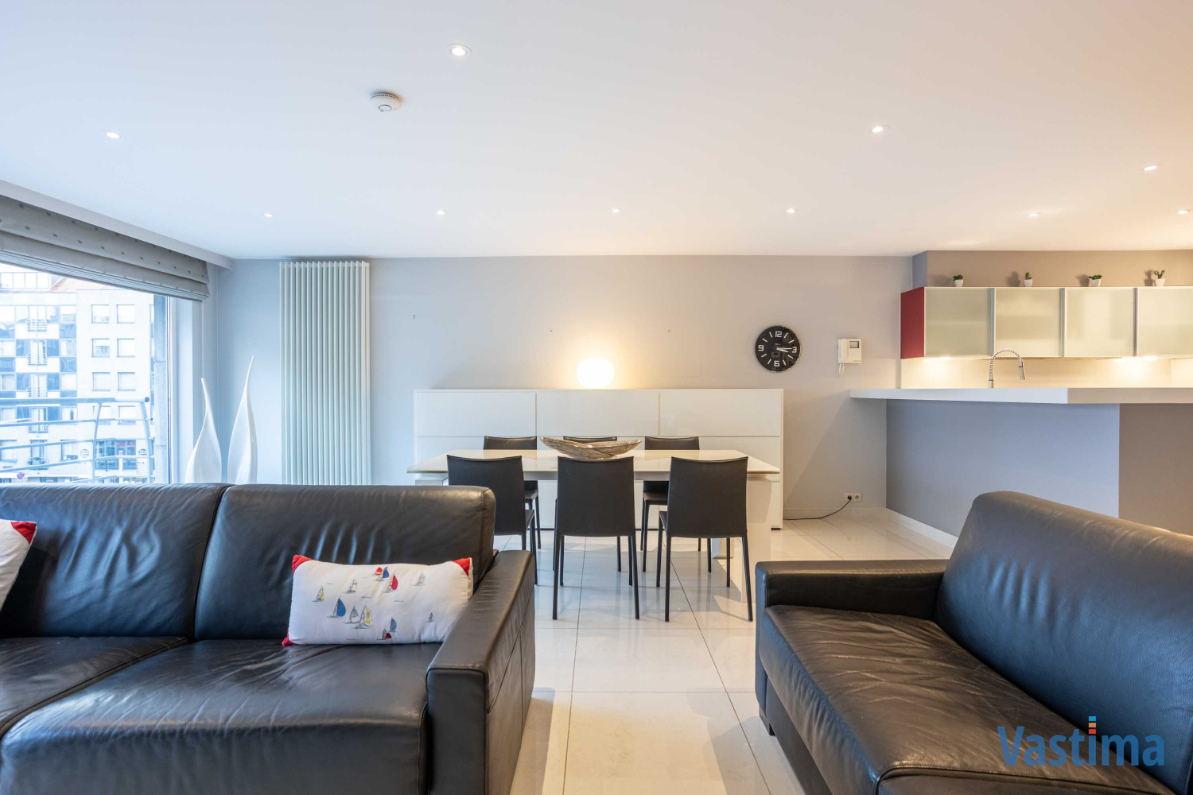 Immo Vastima - Appartement Te huur Knokke - Hedendaags leefappartement met 2 terrassen