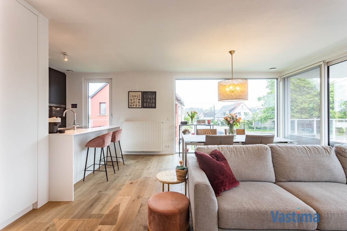 Immo Vastima - Appartement Te koop Erembodegem - State of the art BEN-appartement met 2 slaapkamers en ruim terras