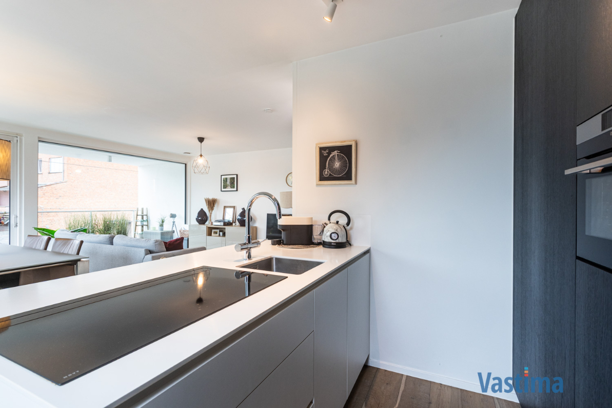 Immo Vastima - Appartement Te koop Erembodegem - State of the art BEN-appartement met 2 slaapkamers en ruim terras