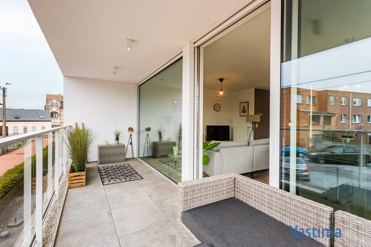 Immo Vastima - Appartement Te koop Erembodegem - State of the art BEN-appartement met 2 slaapkamers en ruim terras