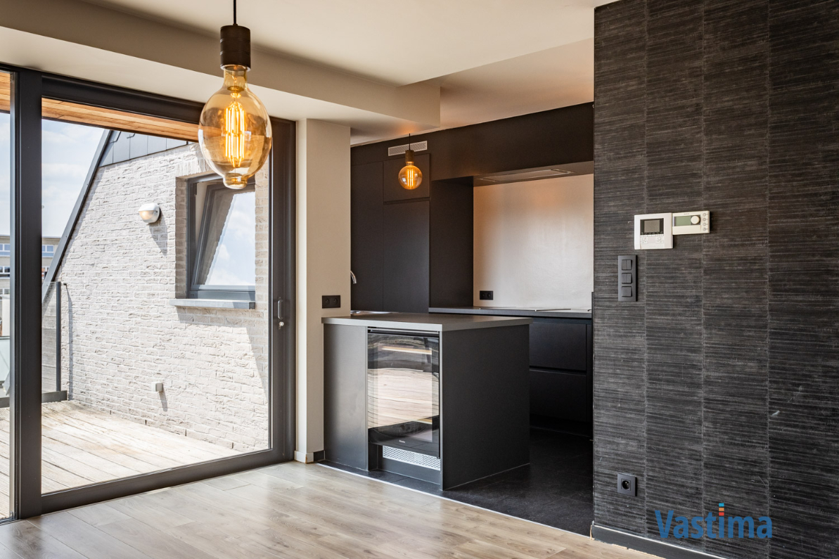 Immo Vastima - Appartement Te koop Aalst - Penthouse met 2 terrassen met zicht over de skyline van Aalst