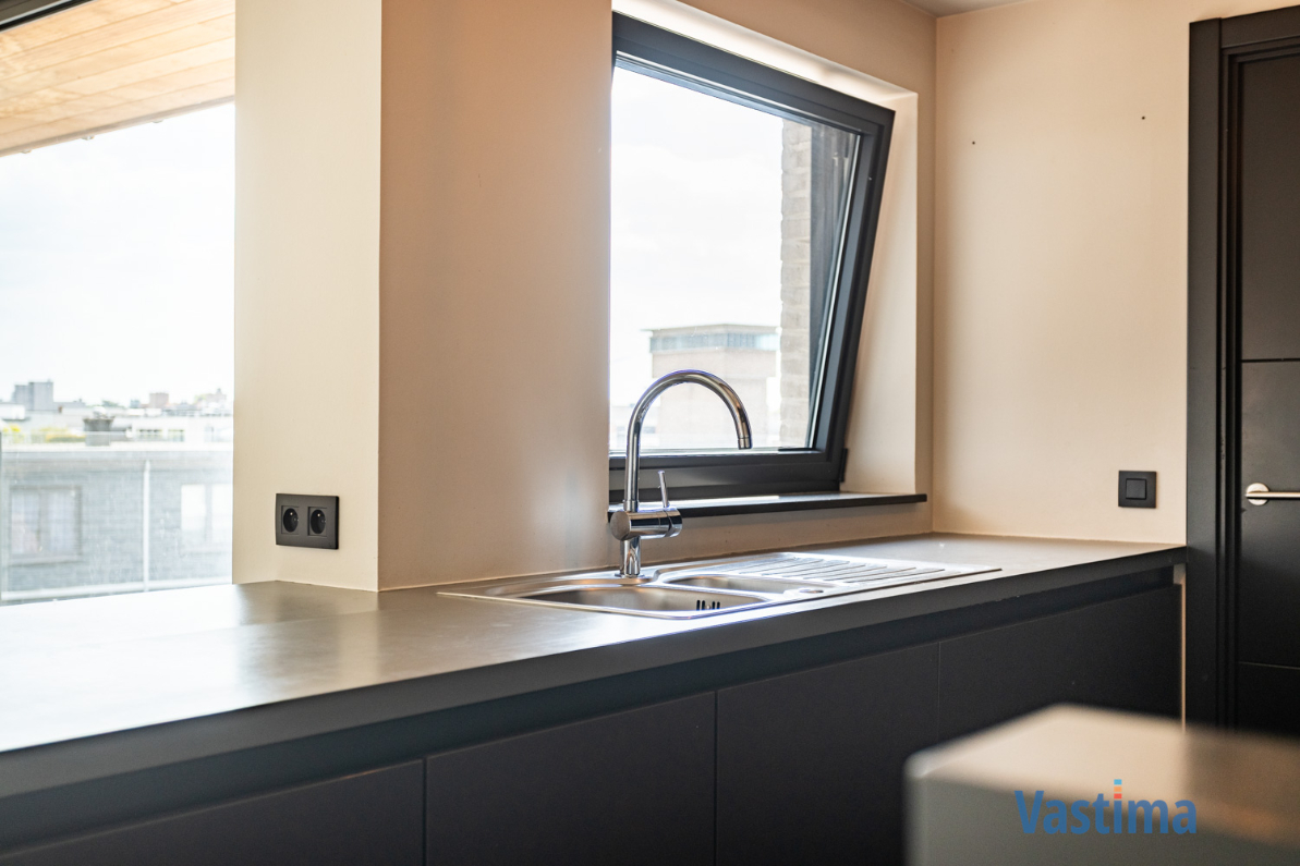 Immo Vastima - Appartement Te koop Aalst - Penthouse met 2 terrassen met zicht over de skyline van Aalst