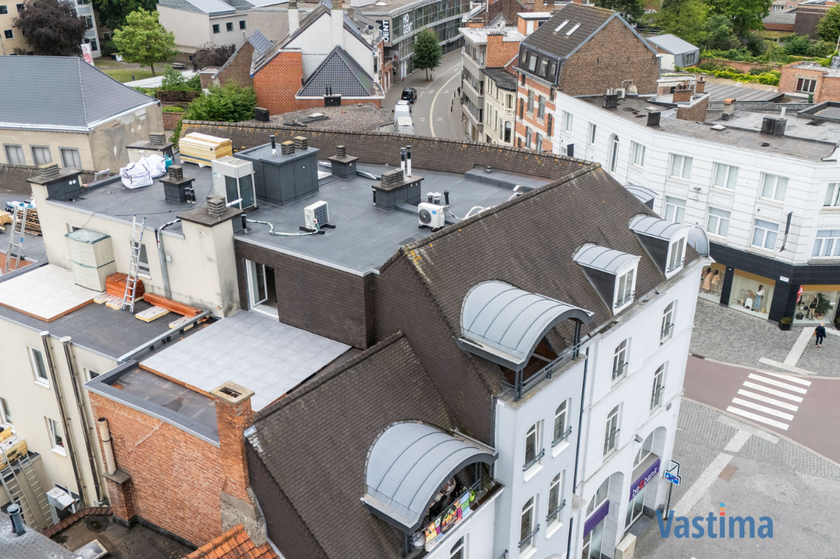 Immo Vastima - Appartement Te koop Aalst - Penthouse met twee terrassen en panoramisch uitzicht over Aalst