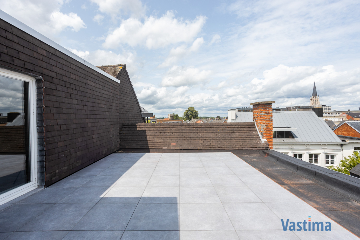 Immo Vastima - Appartement Te koop Aalst - Penthouse met twee terrassen en panoramisch uitzicht over Aalst