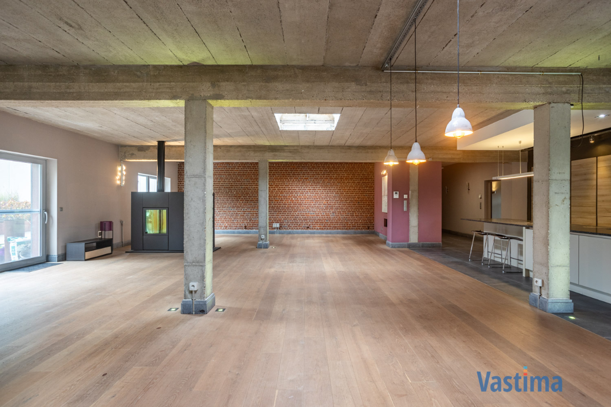 Immo Vastima - Appartement Te koop Moorsel - State of the art loft met groot terras, garage en polyvalente ruimtes – Een woonbeleving uniek in zijn soort