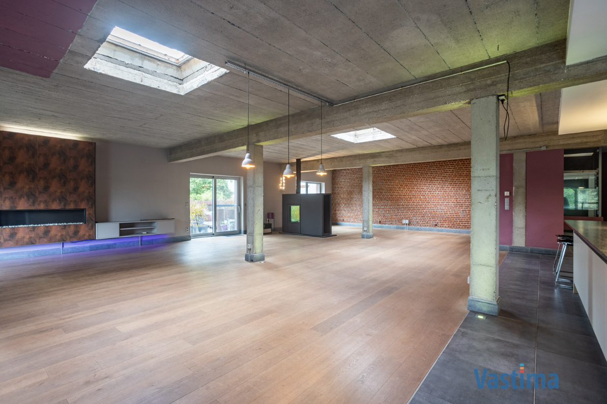 Immo Vastima - Appartement Te koop Moorsel - State of the art loft met groot terras, garage en polyvalente ruimtes – Een woonbeleving uniek in zijn soort