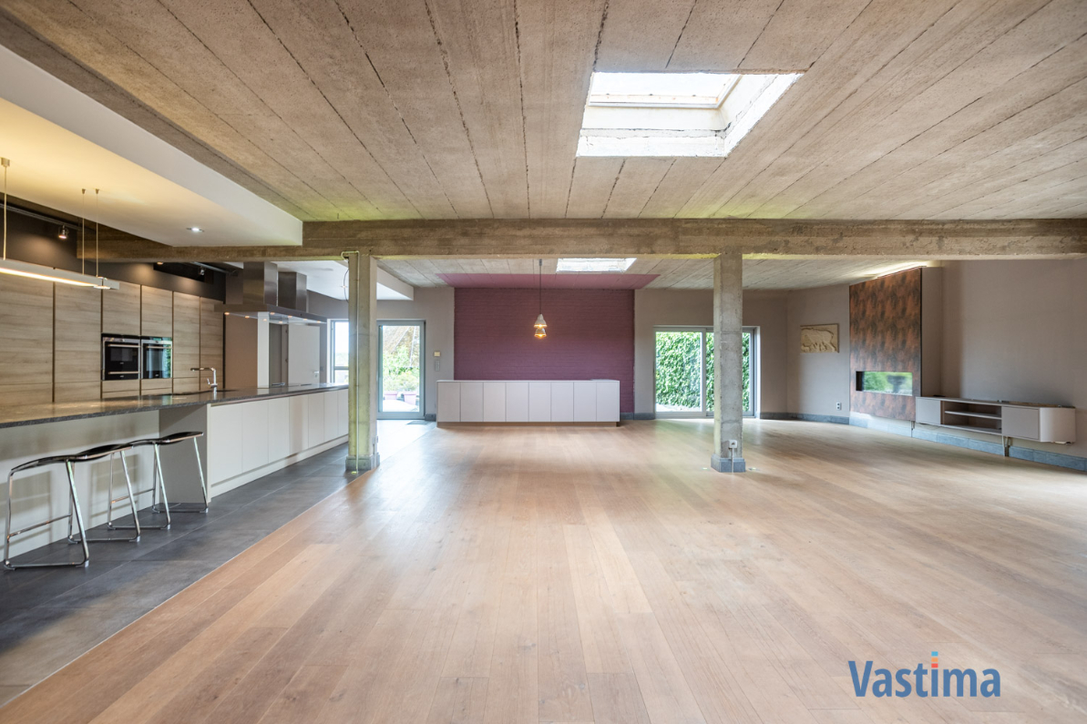 Immo Vastima - Appartement Te koop Moorsel - State of the art loft met groot terras, garage en polyvalente ruimtes – Een woonbeleving uniek in zijn soort