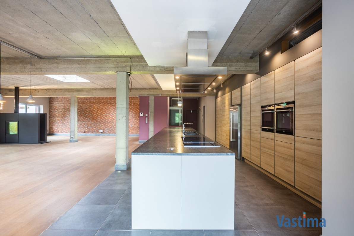 Immo Vastima - Appartement Te koop Moorsel - State of the art loft met groot terras, garage en polyvalente ruimtes – Een woonbeleving uniek in zijn soort
