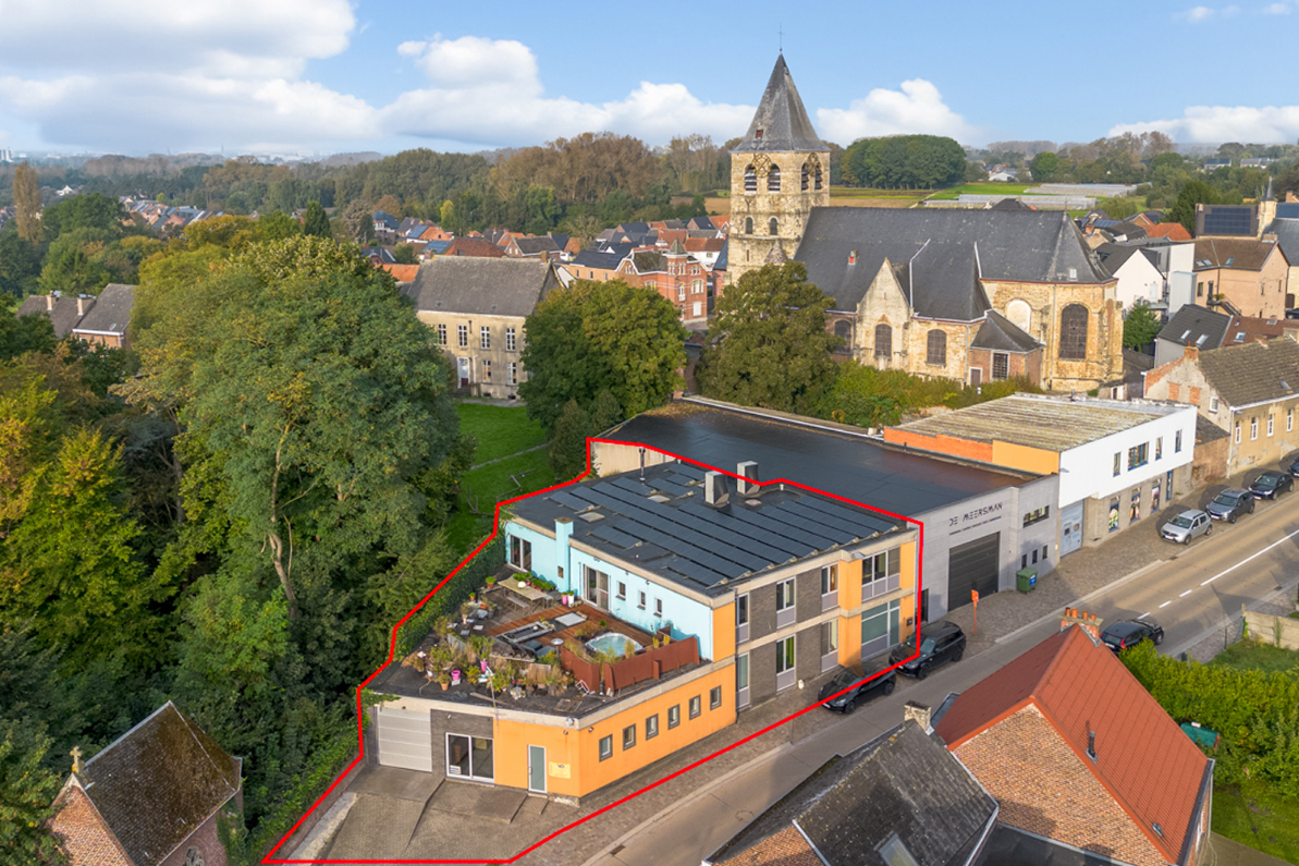 Immo Vastima - Appartement Te koop Moorsel - State of the art loft met groot terras, garage en polyvalente ruimtes – Een woonbeleving uniek in zijn soort