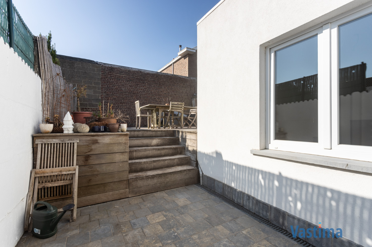 Immo Vastima - Appartement Te koop Erembodegem - Instapklaar gelijkvloersappartement met 2 slaapkamers en zeer ruim terras