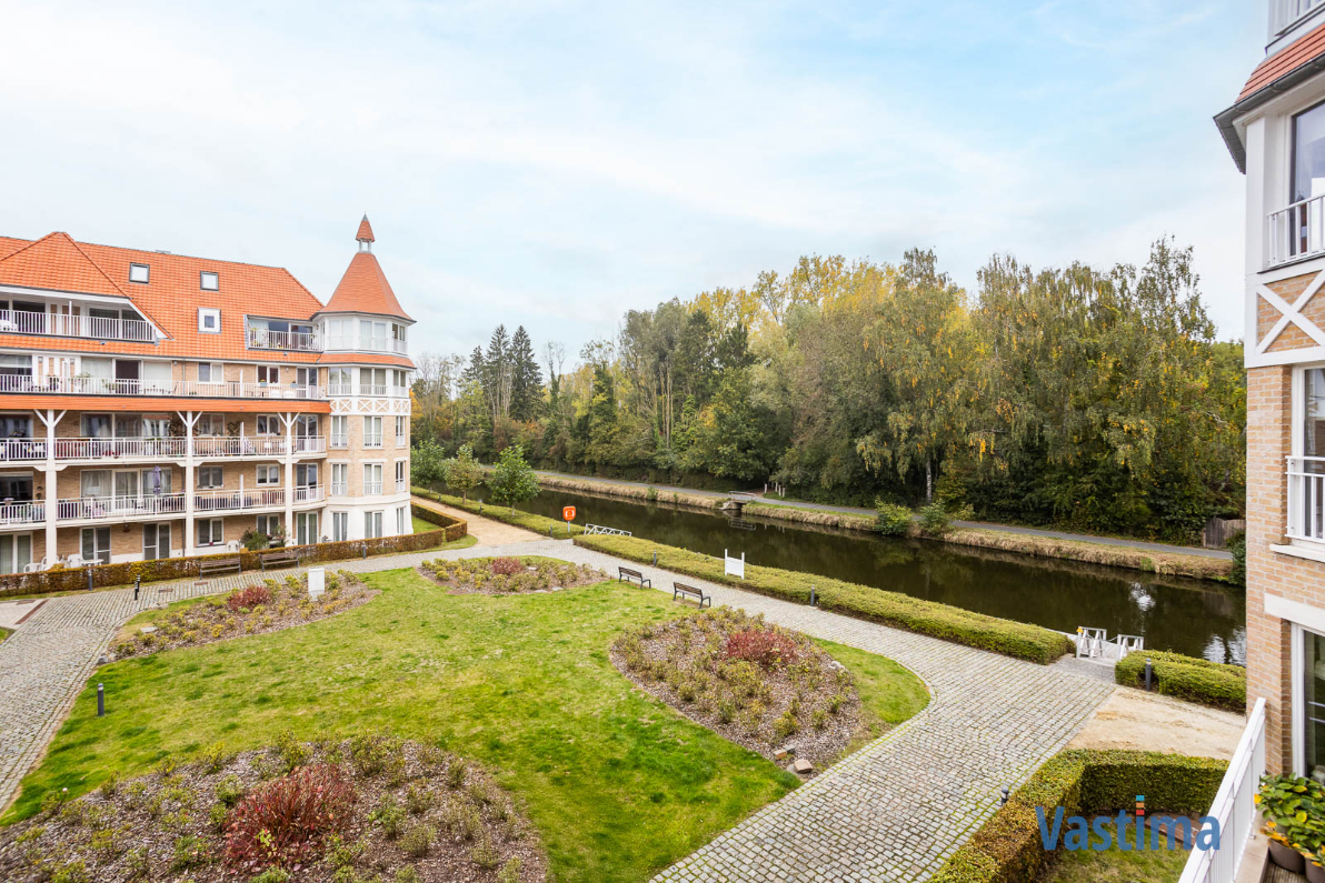 Immo Vastima - Appartement Te huur Erembodegem - Appartement met terras en parking aan de oevers van de Dender