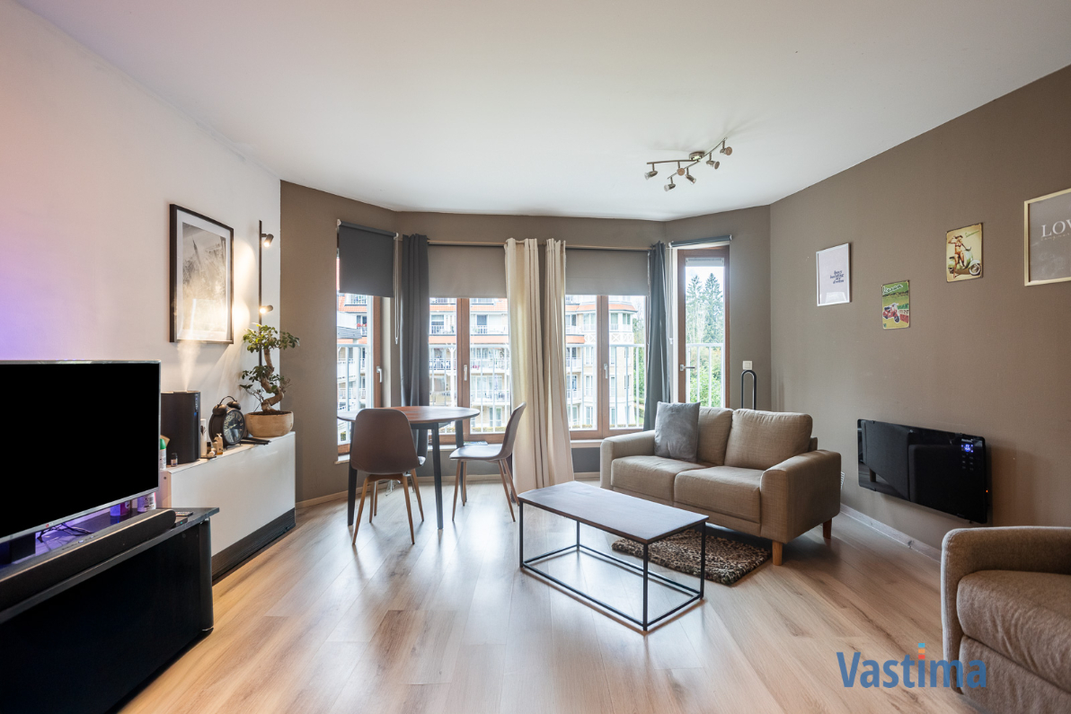 Immo Vastima - Appartement Te huur Erembodegem - Appartement met terras en parking aan de oevers van de Dender