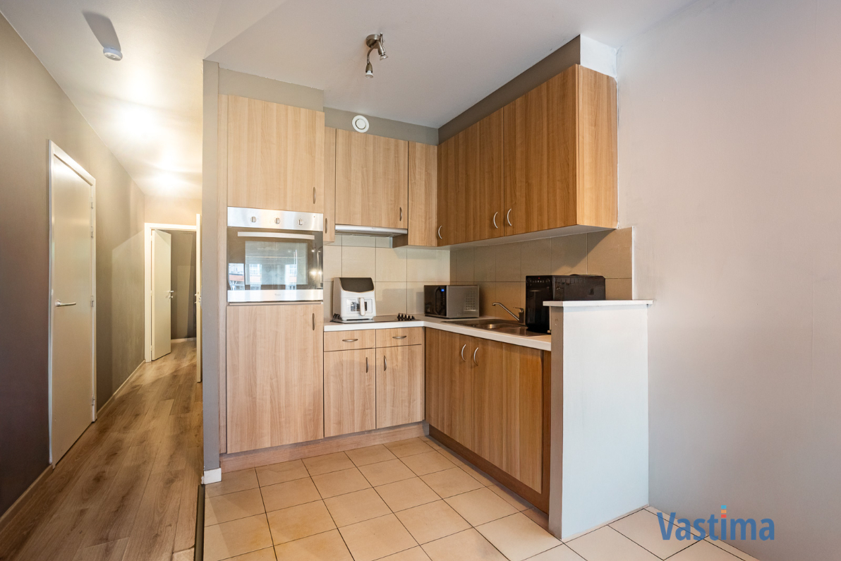 Immo Vastima - Appartement Te huur Erembodegem - Appartement met terras en parking aan de oevers van de Dender