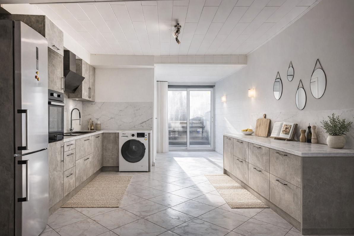 Immo Vastima - Huis Te koop Aalst - Lichtvolle starterswoning met zuid gerichte tuin