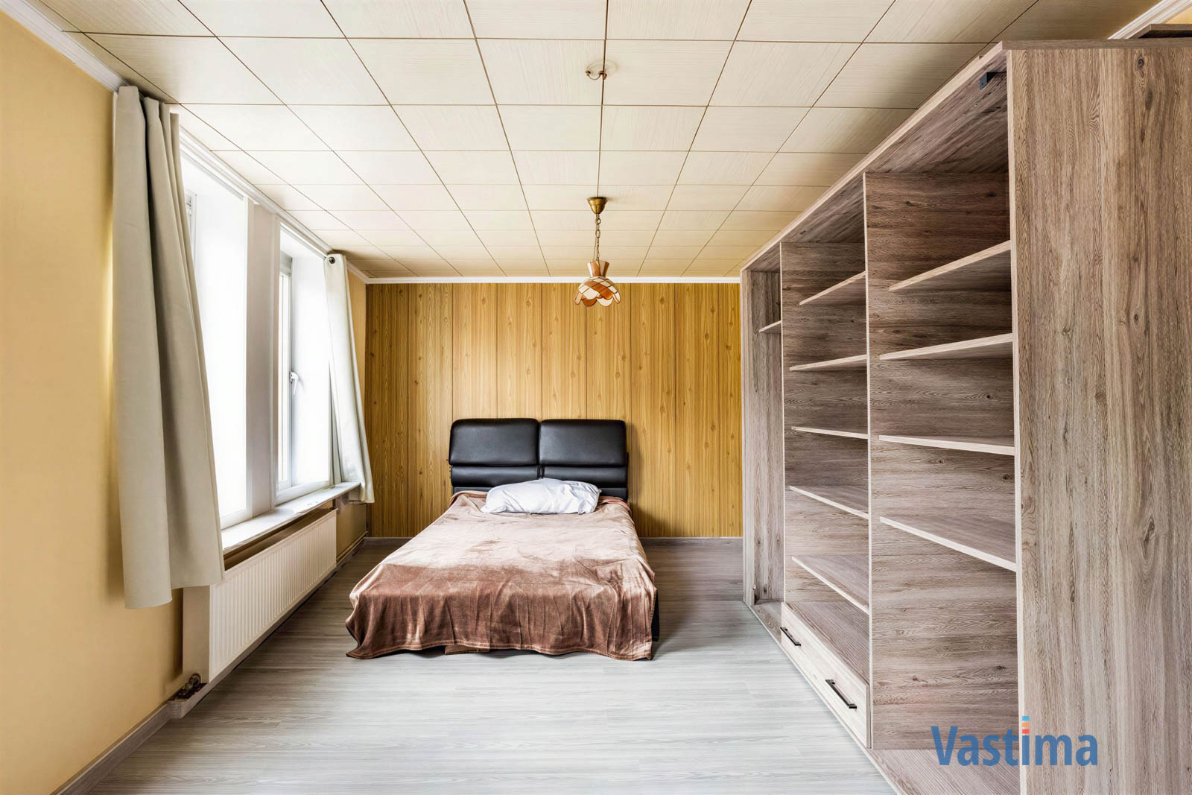 Immo Vastima - Huis Te koop Erembodegem - Uniek pand bestaande uit 2 woongelegenheden, garage en buitenruimte