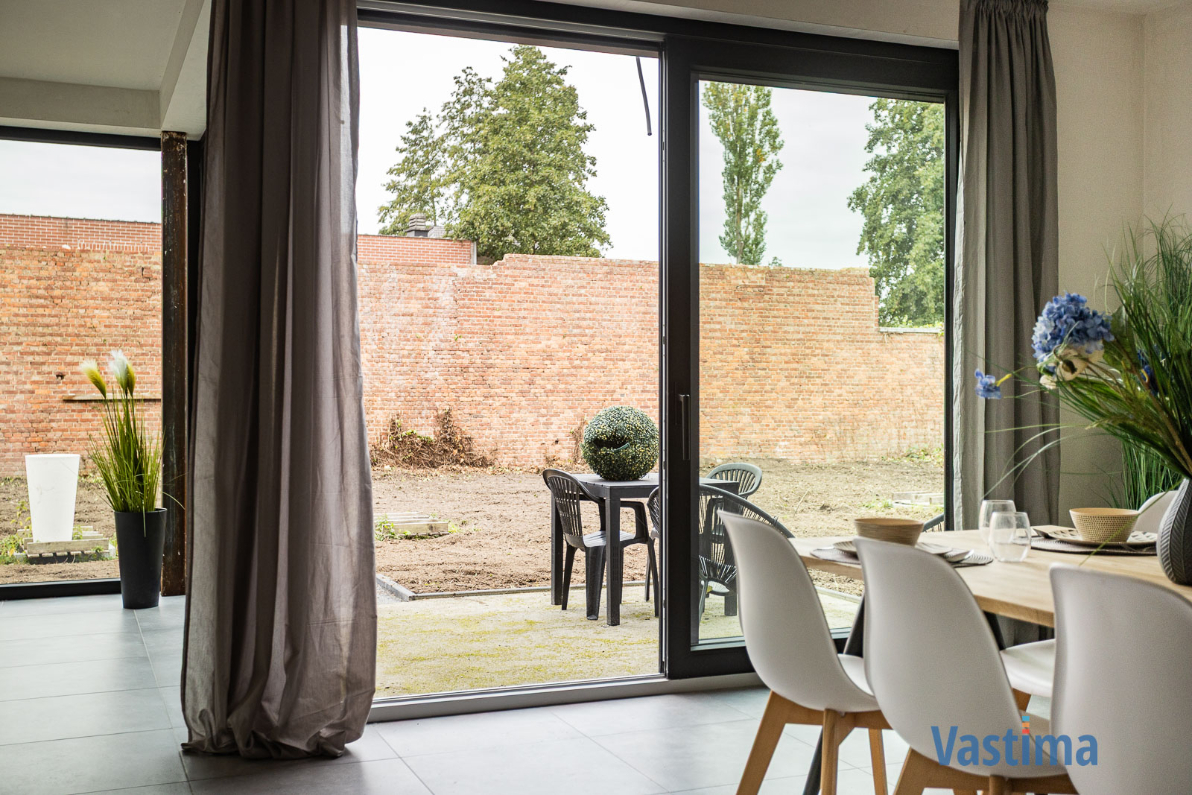 Immo Vastima - Huis Te koop Denderleeuw - Nieuwbouw gesloten woning met 3 slaapkamers, garage en tuin