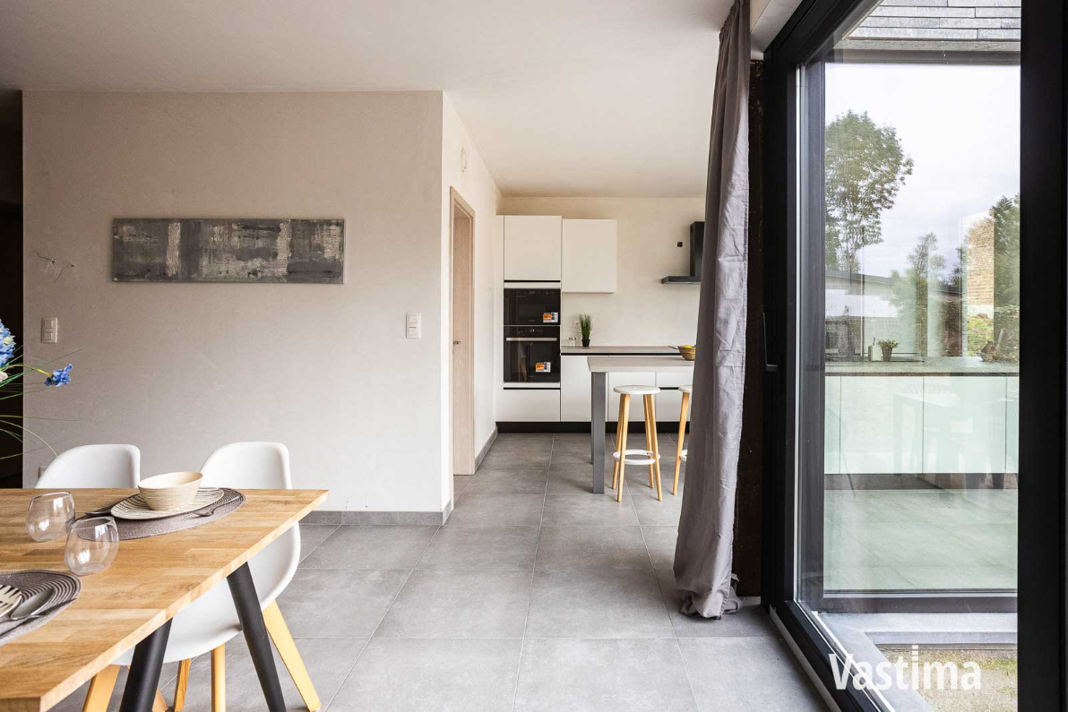 Immo Vastima - Huis Te koop Denderleeuw - Nieuwbouw gesloten woning met 3 slaapkamers, garage en tuin