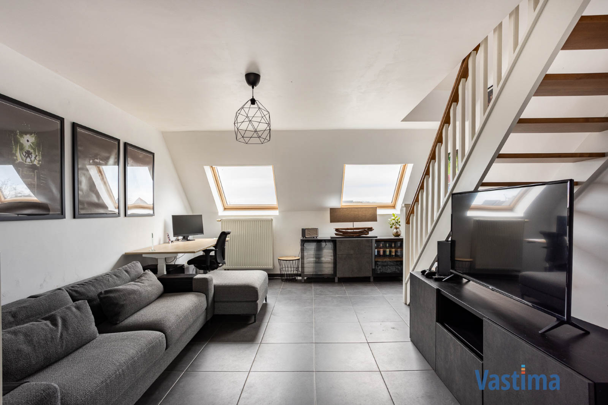 Immo Vastima - Appartement Te huur Lede - Duplex-appartement met dakterras en uniek uitzicht