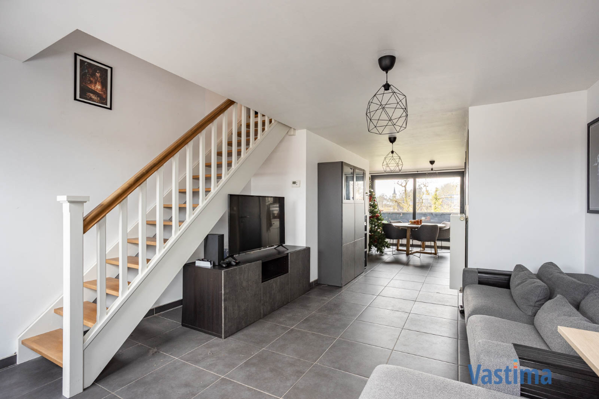 Immo Vastima - Appartement Te huur Lede - Duplex-appartement met dakterras en uniek uitzicht