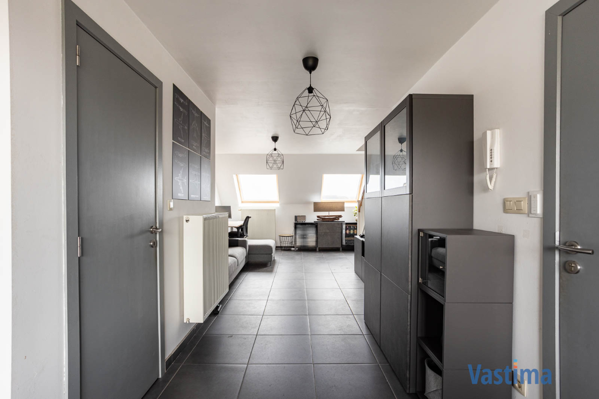 Immo Vastima - Appartement Te huur Lede - Duplex-appartement met dakterras en uniek uitzicht