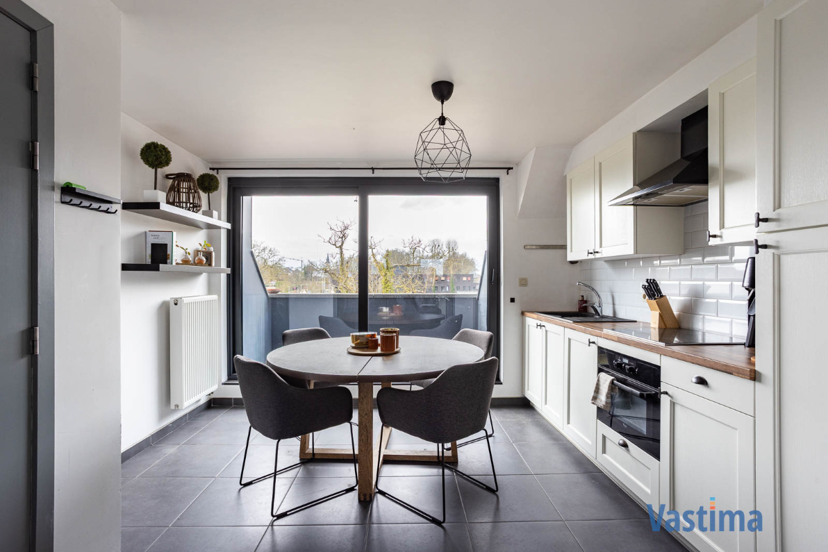 Immo Vastima - Appartement Te huur Lede - Duplex-appartement met dakterras en uniek uitzicht