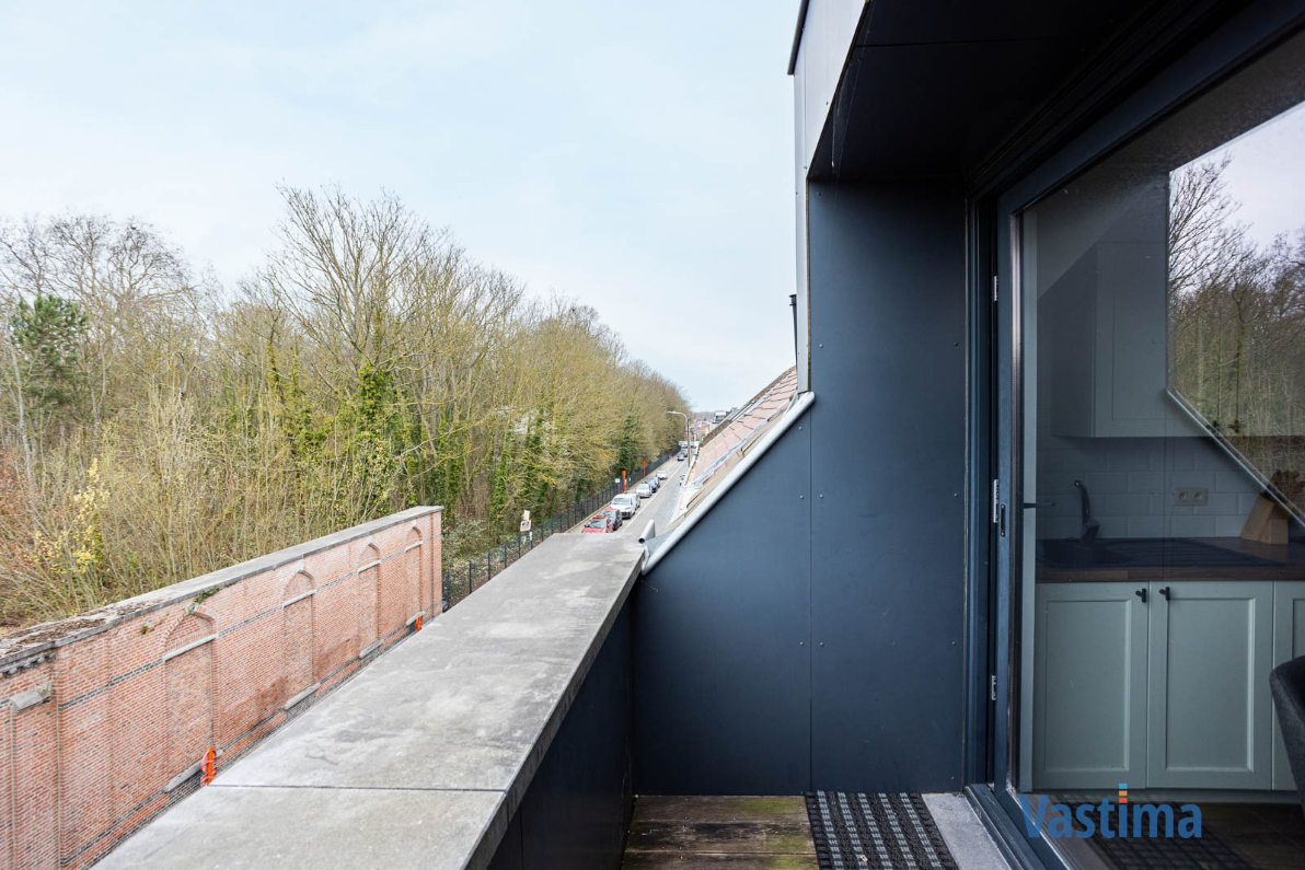 Immo Vastima - Appartement Te huur Lede - Duplex-appartement met dakterras en uniek uitzicht