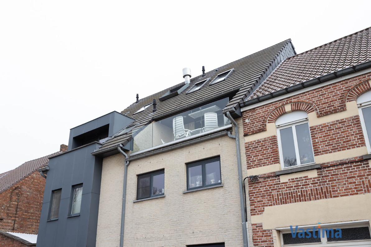 Immo Vastima - Appartement Te huur Lede - Duplex-appartement met dakterras en uniek uitzicht