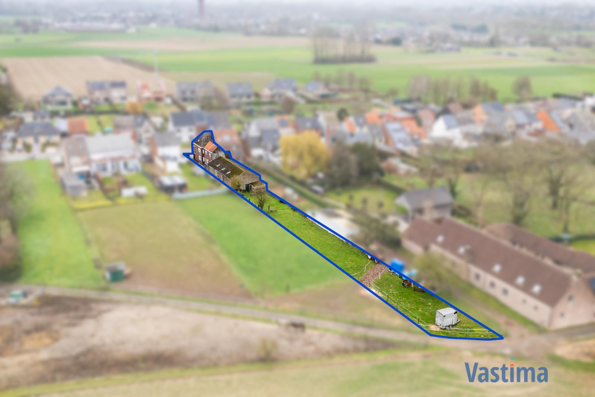 Immo Vastima - Commercieel Te koop Erondegem - Woning met loods en grote tuin