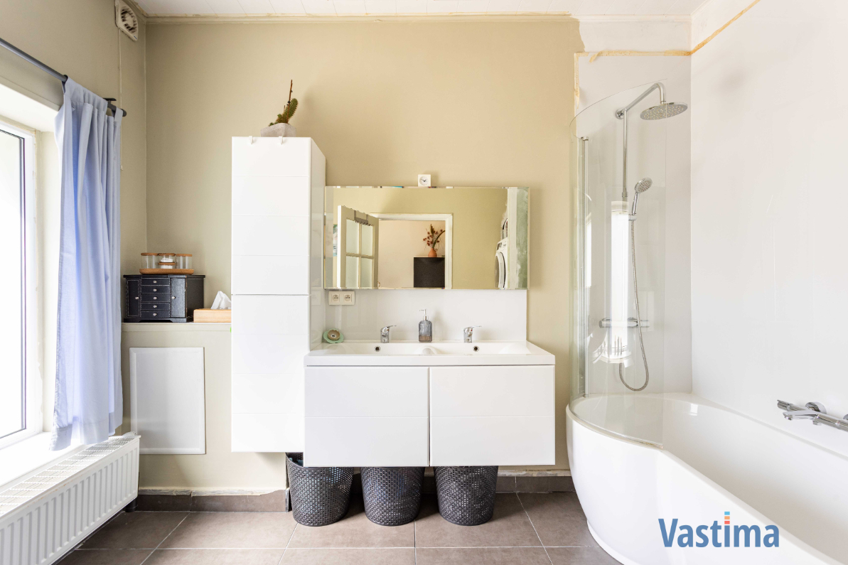 Immo Vastima - Huis Te koop Erembodegem - Energiezuinige en instapklare starterswoning met 2 slaapkamers in hartje Erembodegem