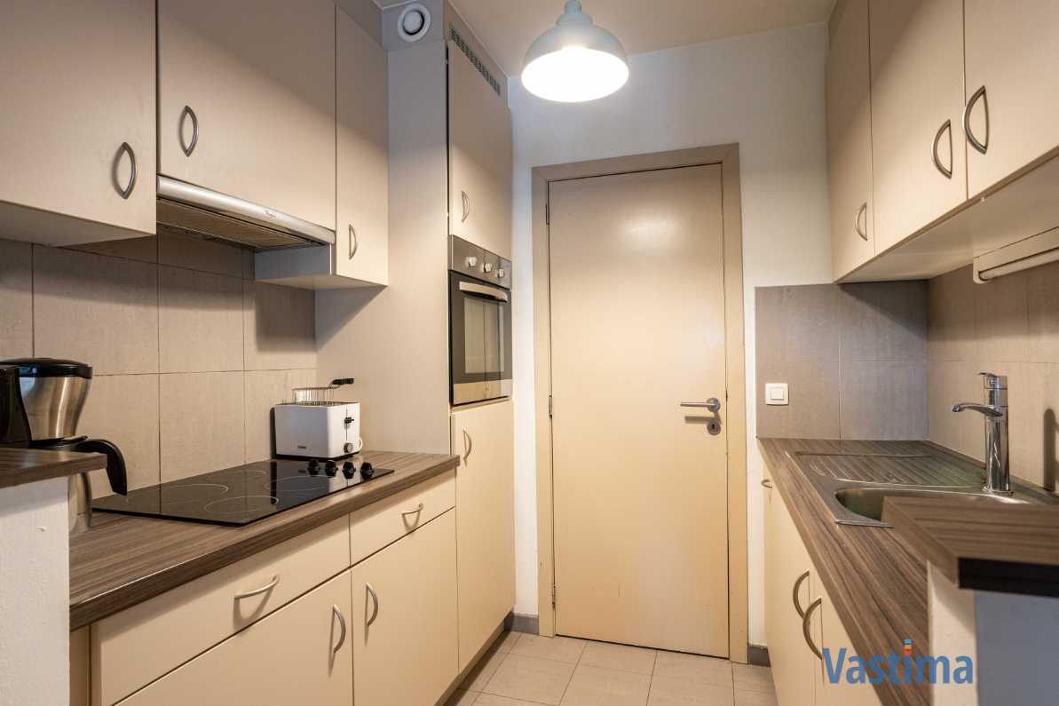 Immo Vastima - Appartement Te huur Erembodegem - Appartement met 2 slaapkamers en parking aan de oevers van de Dender