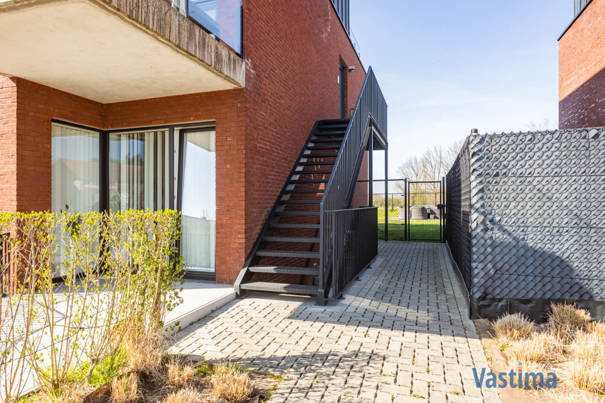 Immo Vastima - Appartement Te koop Bambrugge - Energiezuinig appartement met 2 slaapkamers, terras en zicht op groen