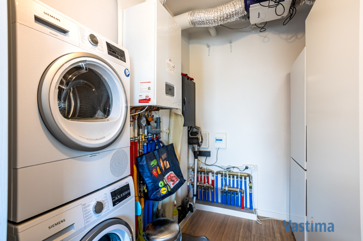 Immo Vastima - Appartement Te koop Bambrugge - Energiezuinig appartement met 2 slaapkamers, terras en zicht op groen
