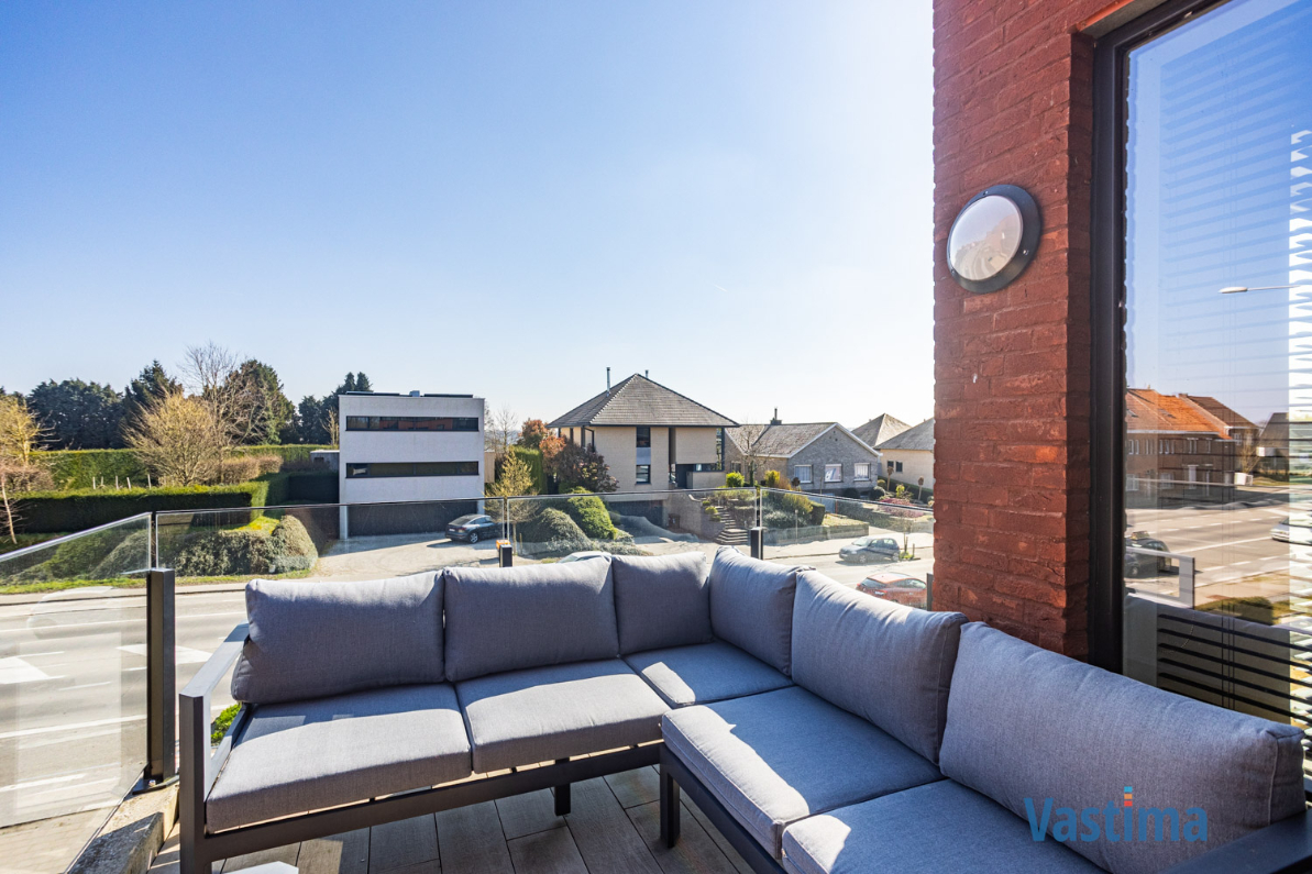 Immo Vastima - Appartement Te koop Bambrugge - Energiezuinig appartement met 2 slaapkamers, terras en zicht op groen