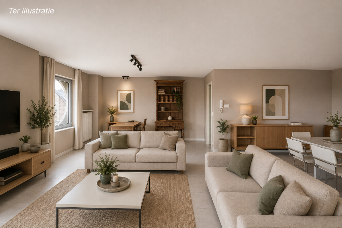 Immo Vastima - Appartement Te koop Haaltert - Appartement met 3 slaapkamers en garage in Haaltert