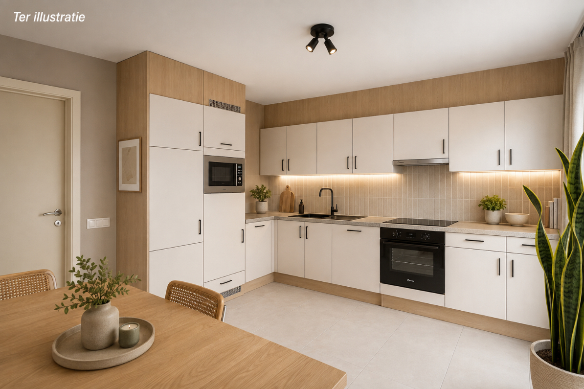 Immo Vastima - Appartement Te koop Haaltert - Appartement met 3 slaapkamers en garage in Haaltert