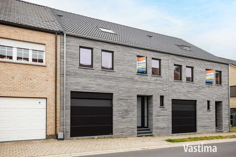 Immo Vastima - Huis Te koop Denderleeuw - Nieuwbouw gesloten woning met 3 slaapkamers, garage en tuin