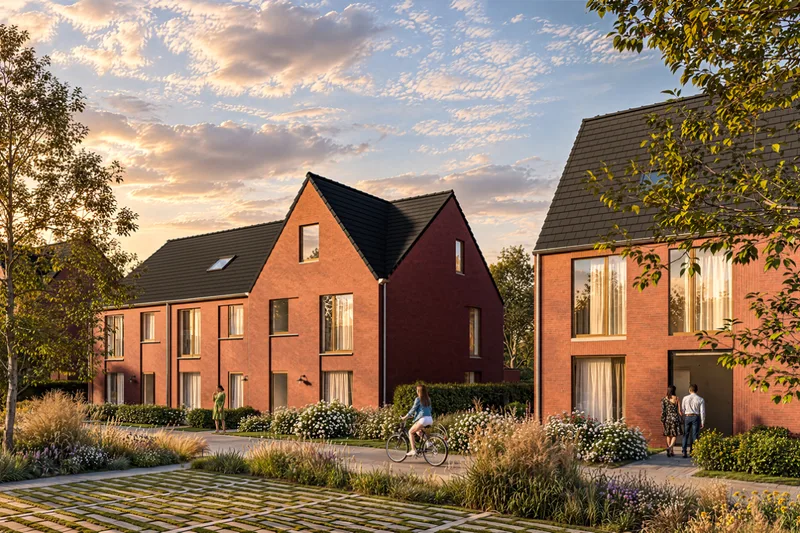 Immo Vastima - Huis Te koop Erembodegem - Project Kromme Wilg - Een thuis voor elke levensfase