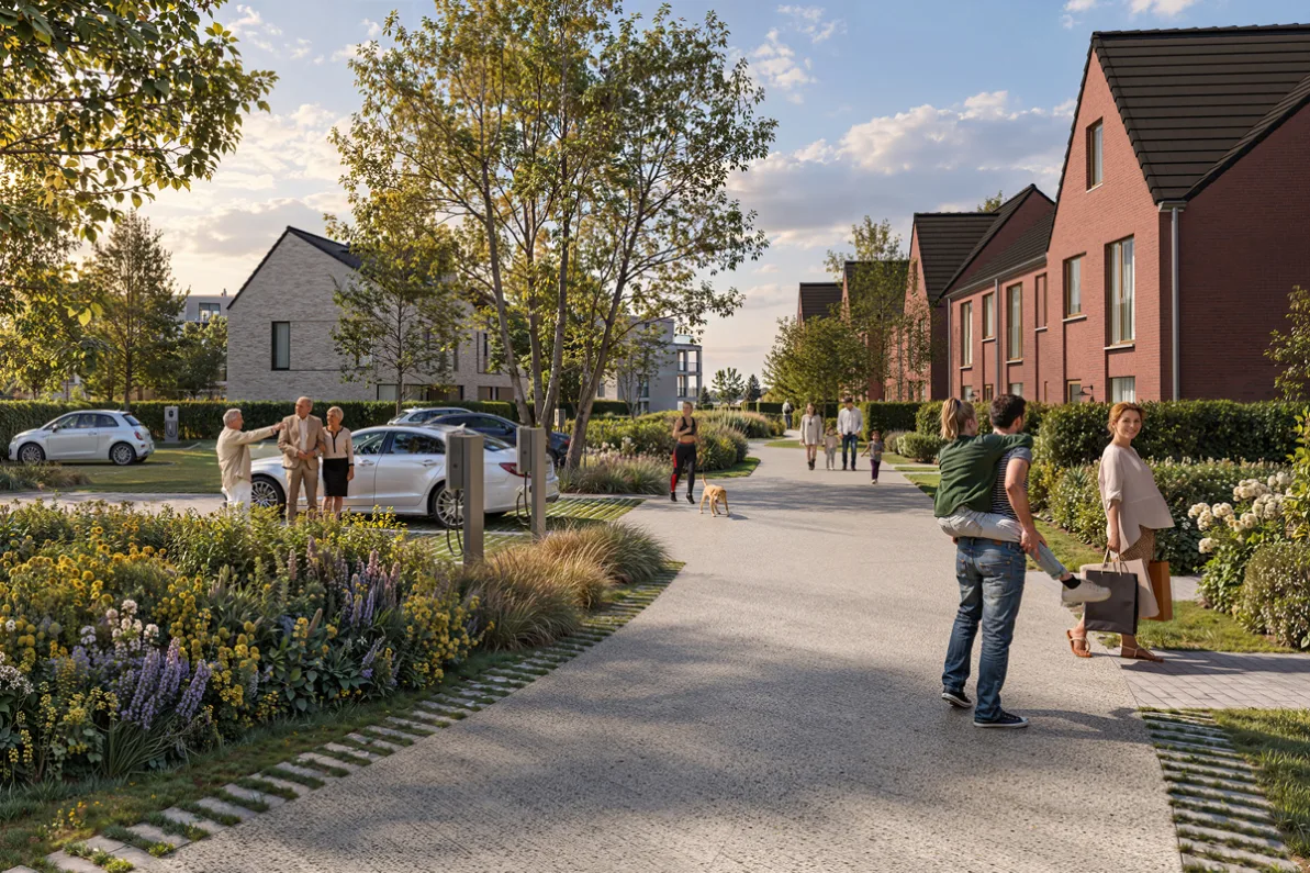 Immo Vastima - Huis Te koop Erembodegem - Project Kromme Wilg - Een thuis voor elke levensfase