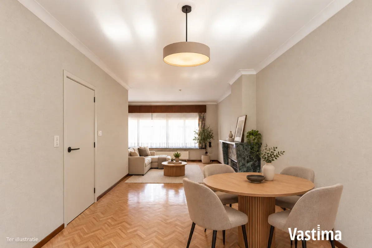 Immo Vastima - Huis Te koop Lebbeke - Woning met 3 slaapkamers, garage en ruime tuin
