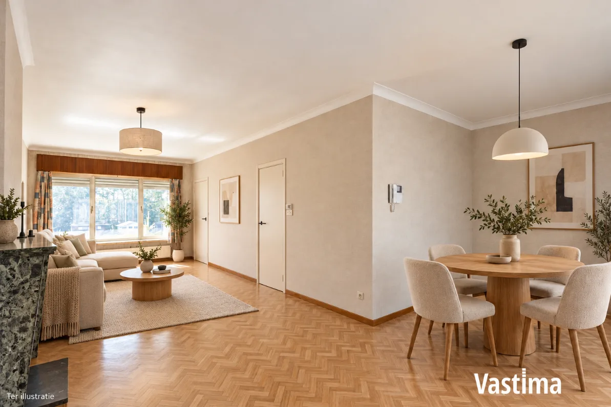 Immo Vastima - Huis Te koop Lebbeke - Woning met 3 slaapkamers, garage en ruime tuin