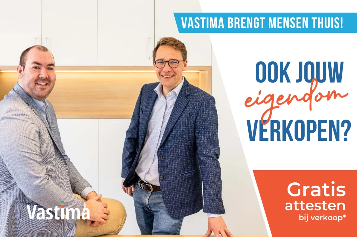 Immo Vastima - Appartement Te koop Lede - Instapklaar kijkappartement met 3 slaapkamers en uitzonderlijke terrassen